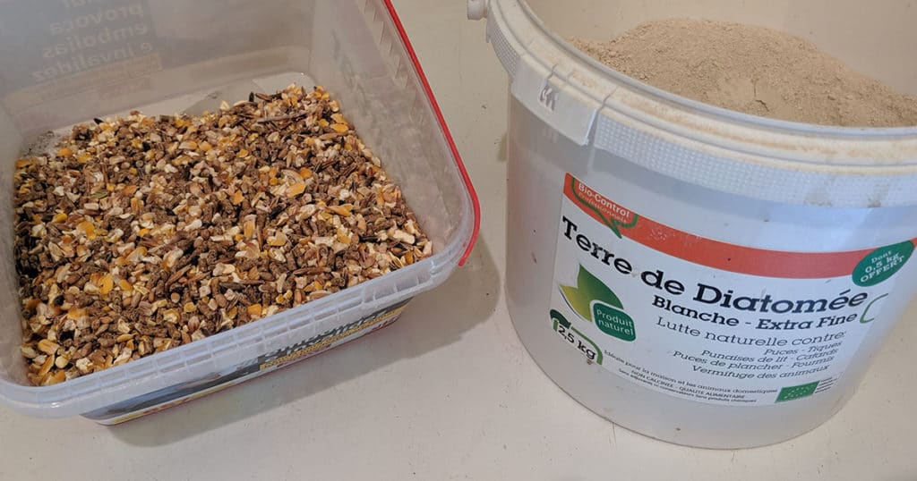 La terre de diatomées alimentaire