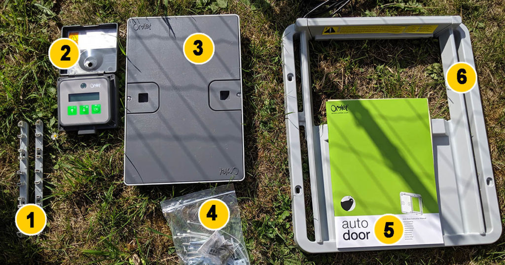 Montage de la porte automatique Omlet