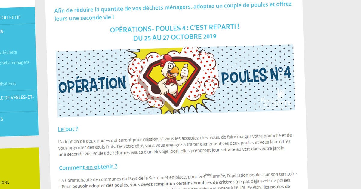 poule réformées