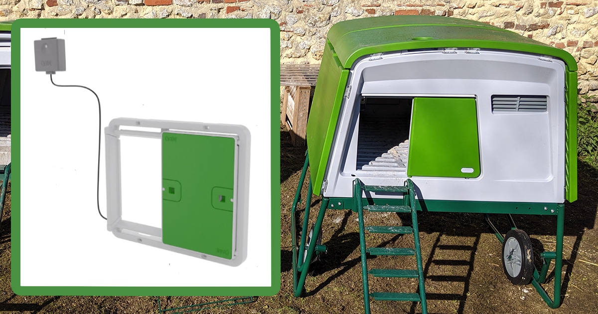 Monter la porte automatique sur le poulailler CUBE