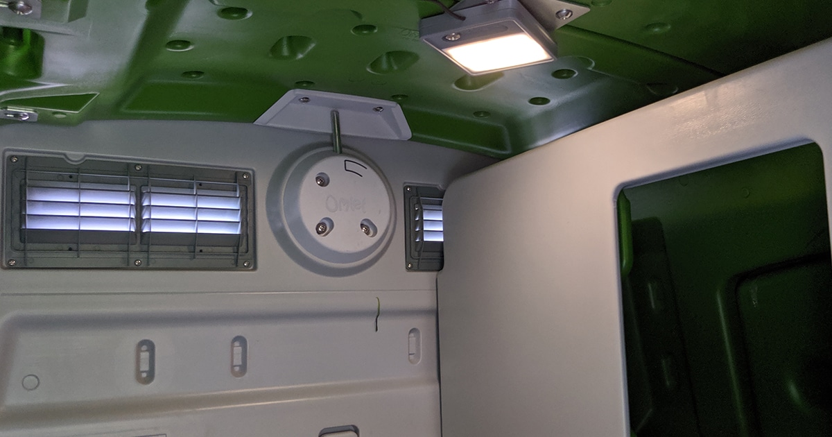 Test de la lampe de poulailler Omlet (Coop light)