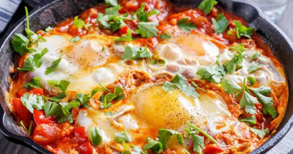 Recette des œufs à la tomate